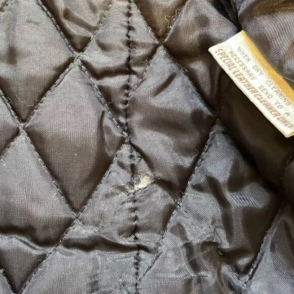 Vintage Berman's Leather 80's Motorcycle Jacket Size Small - Picture 6 of 16